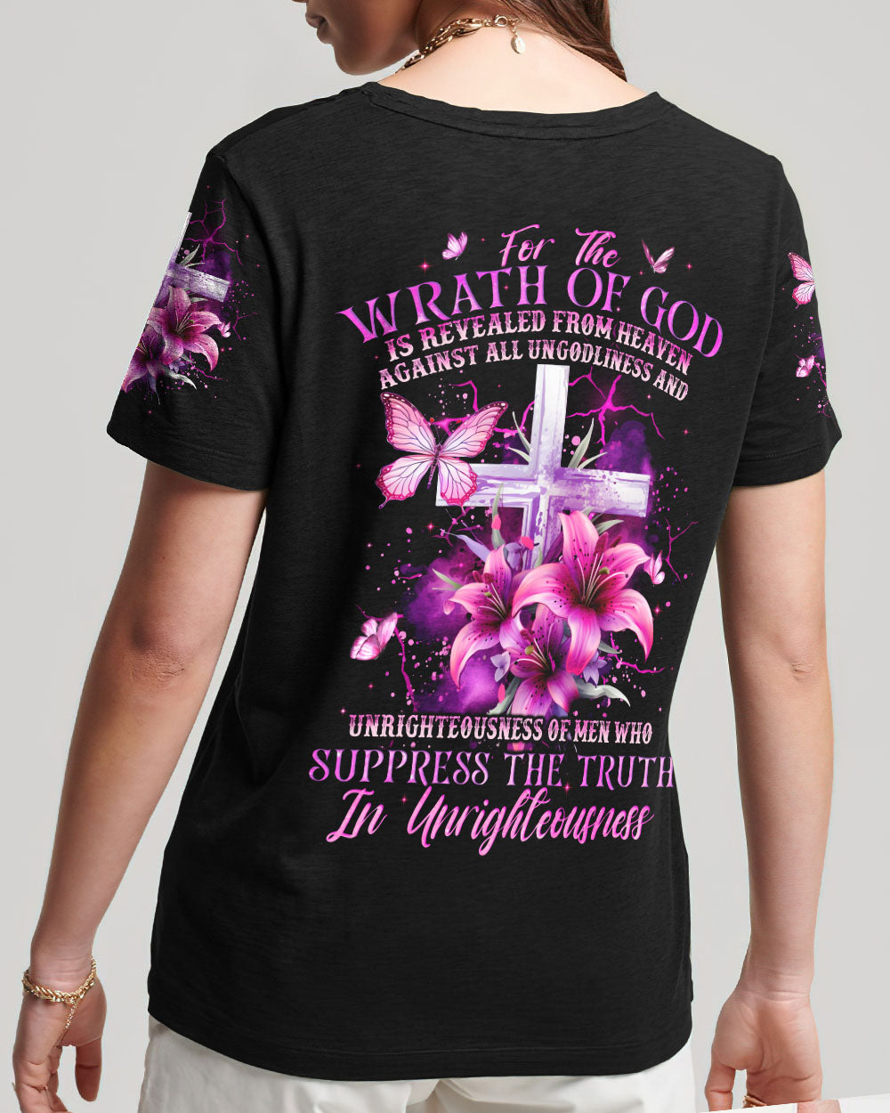 For The Wrath Of God Women's All Over Print Shirt - Tyqy1203243