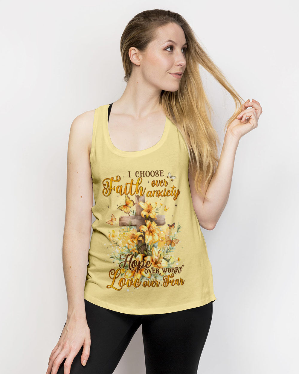I Choose Faith Hope Love Women's All Over Print Shirt - Tyqy1204244