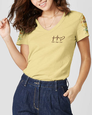 I Choose Faith Hope Love Women's All Over Print Shirt - Tyqy1204244