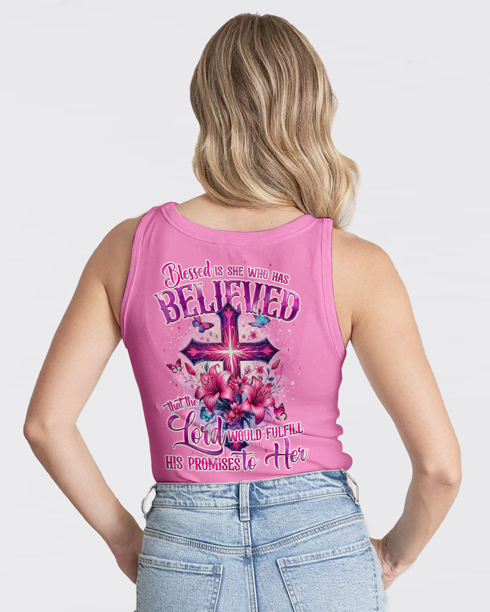 Blessed Is She Who Has Believed Women's All Over Print Shirt - Tyqy1206243