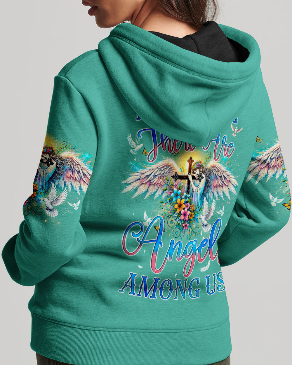 I Believe There Are Angels Among Us Women's All Over Print Shirt - Tyqy1208241