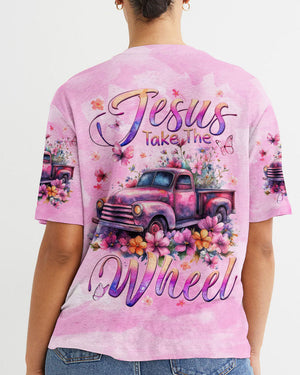 Jesus Take The Wheel Women's All Over Print Shirt - Tyqy1212244