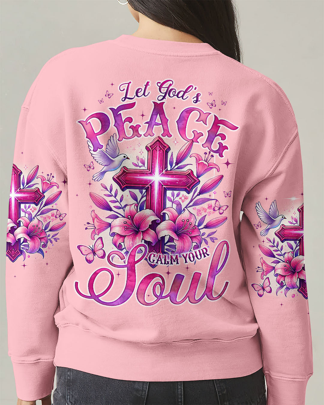 Let God's Peace Calm Your Soul Women's All Over Print Shirt - Tyqy1303251