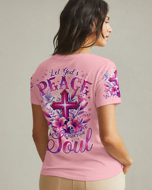 Let God's Peace Calm Your Soul Women's All Over Print Shirt - Tyqy1303251