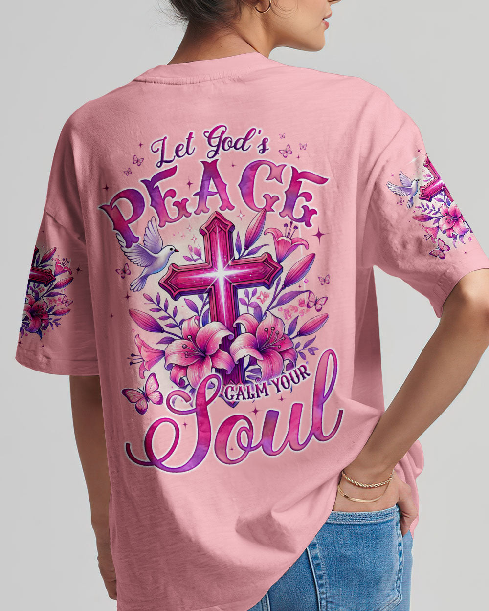 Let God's Peace Calm Your Soul Women's All Over Print Shirt - Tyqy1303251