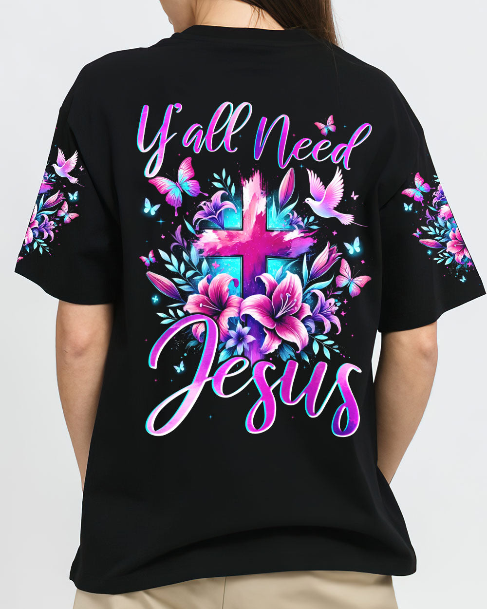 Y'all Need Jesus Women's All Over Print Shirt - Tyqy1307242