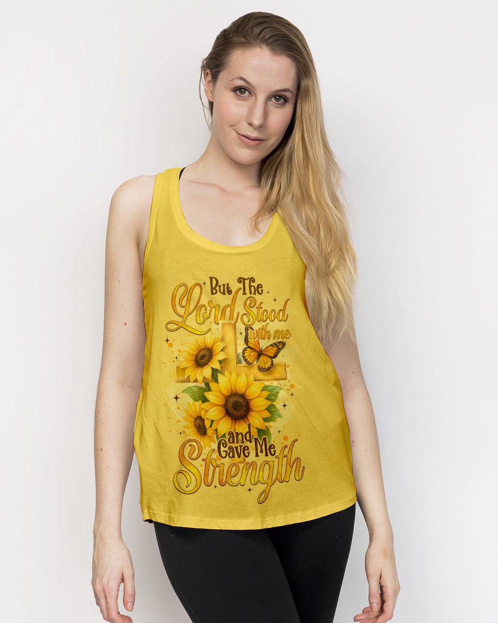 Lord Stood With Me Sunflower Women's All Over Print Shirt - Tyqy1310251