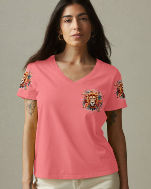 Blessed By God Lion Women's All Over Print Shirt - Tyqy1312252