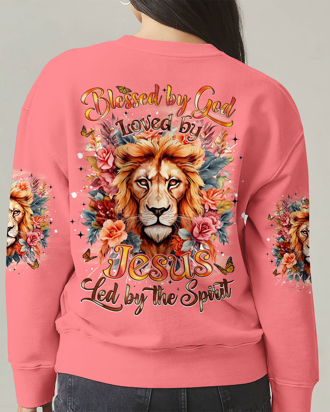 Blessed By God Lion Women's All Over Print Shirt - Tyqy1312252