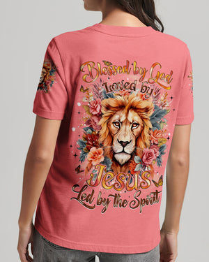 Blessed By God Lion Women's All Over Print Shirt - Tyqy1312252
