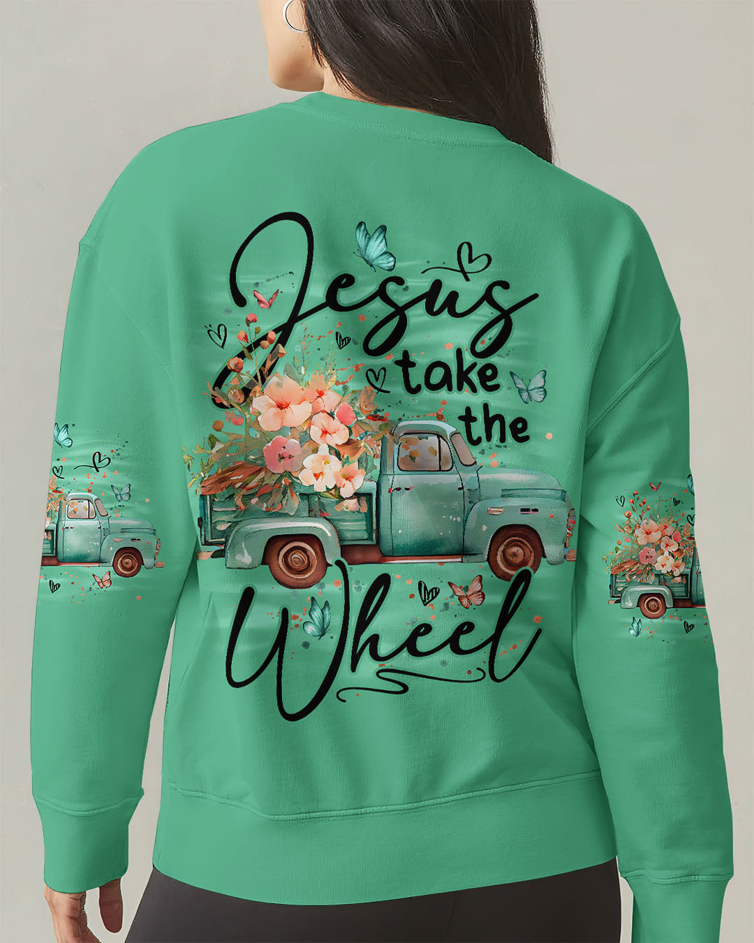 Jesus Take The Wheel Women's All Over Print Shirt - Tyqy1410253