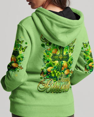Not Lucky Simply Blessed Patrick's Day All Over Print Shirt - Tyqy1501243
