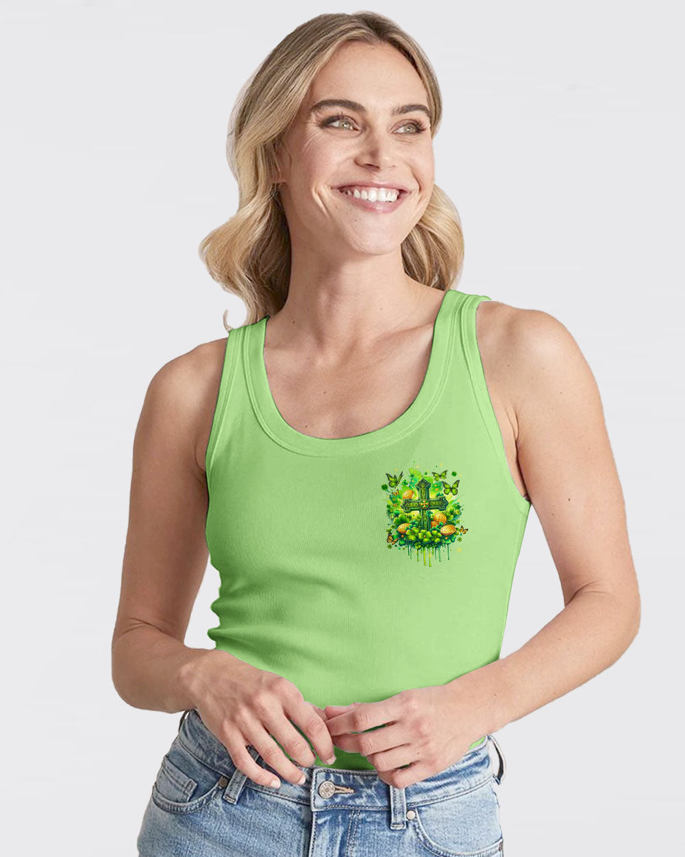 Not Lucky Simply Blessed Patrick's Day All Over Print Shirt - Tyqy1501243
