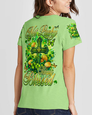 Not Lucky Simply Blessed Patrick's Day All Over Print Shirt - Tyqy1501243
