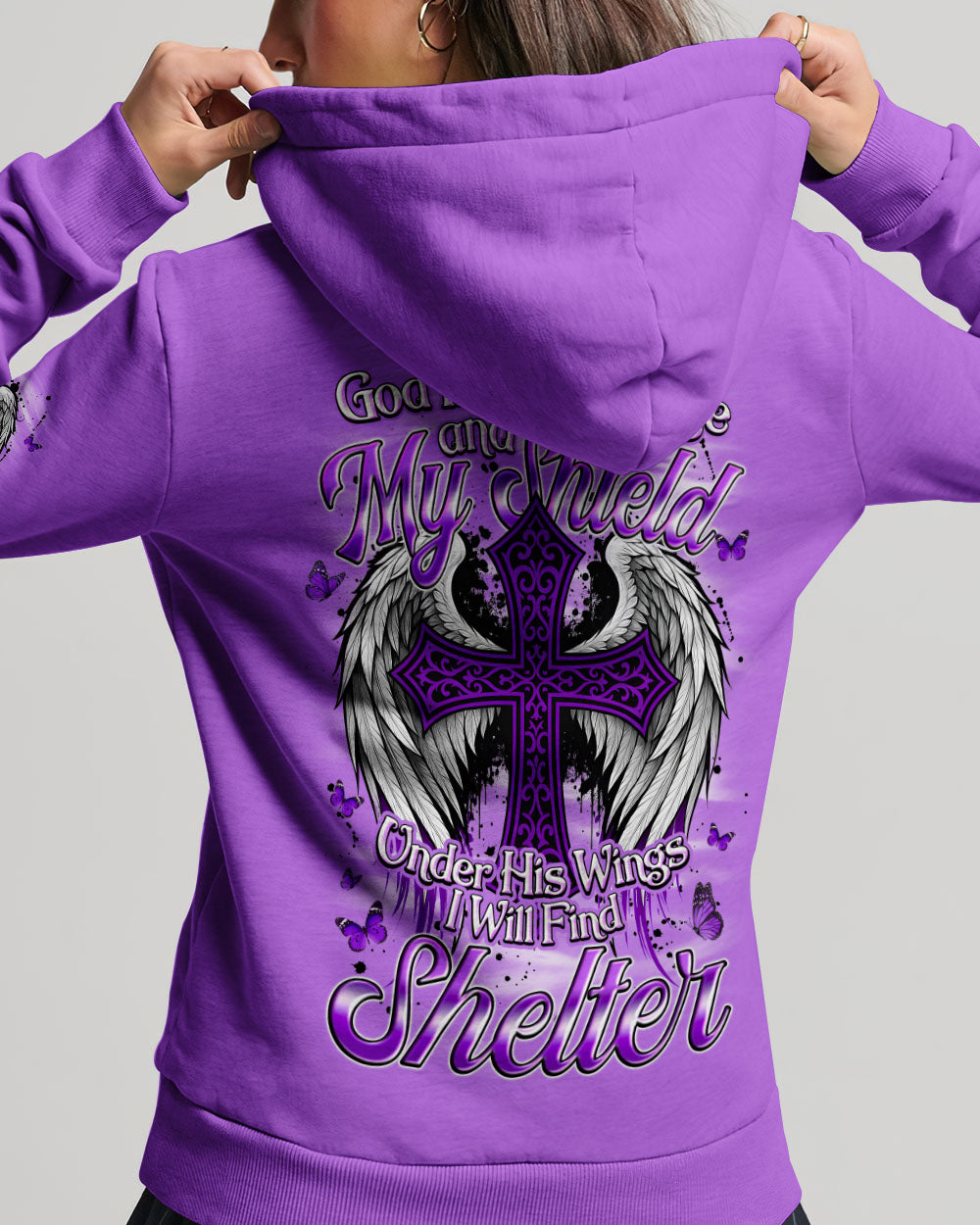 God Is My Refuge Women's All Over Print Shirt - Tyqy1509252