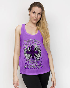 God Is My Refuge Women's All Over Print Shirt - Tyqy1509252