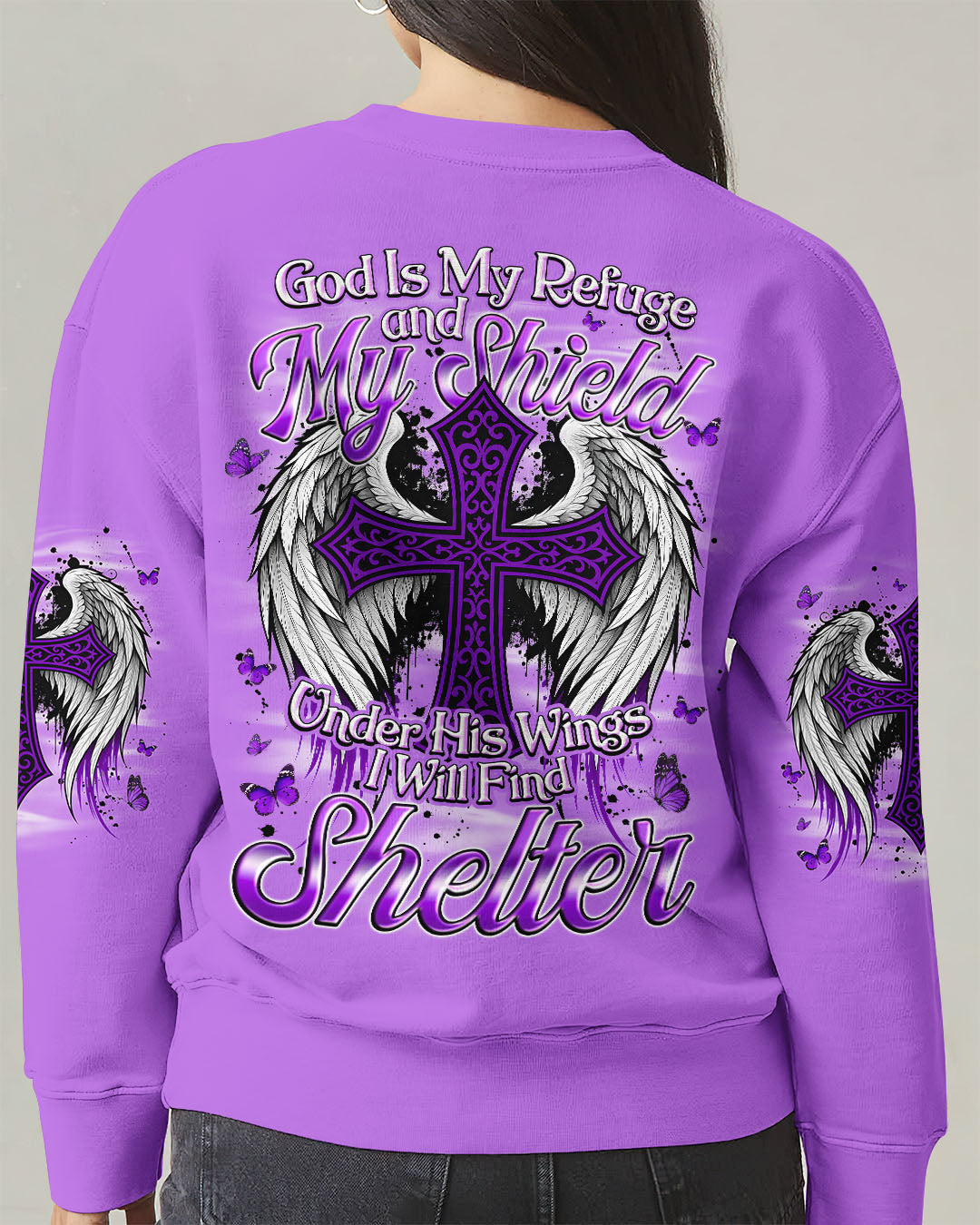 God Is My Refuge Women's All Over Print Shirt - Tyqy1509252