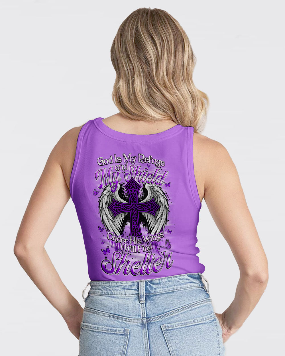 God Is My Refuge Women's All Over Print Shirt - Tyqy1509252