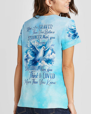 You Are Braver Than You Believe Women's All Over Print Shirt - Tyqy1601241