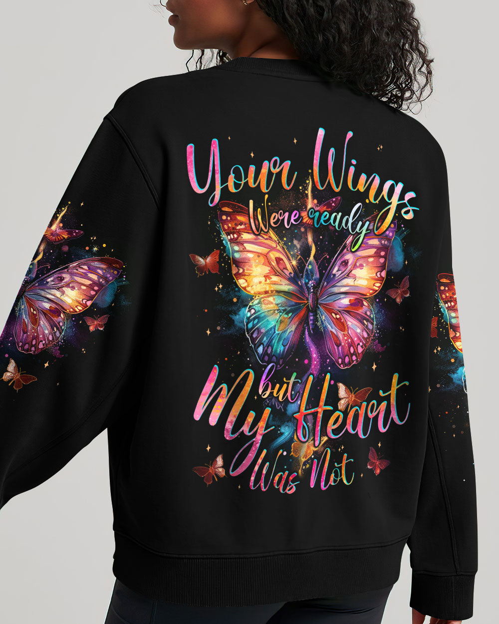 Your Wings And My Heart Butterfly Women's All Over Print Shirt - Tyqy1604243