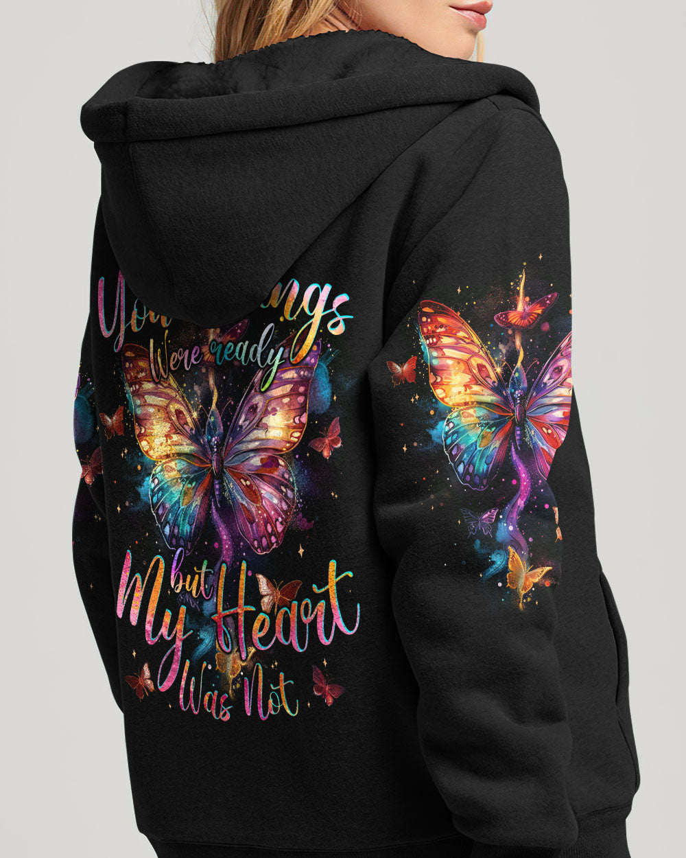 Your Wings And My Heart Butterfly Women's All Over Print Shirt - Tyqy1604243