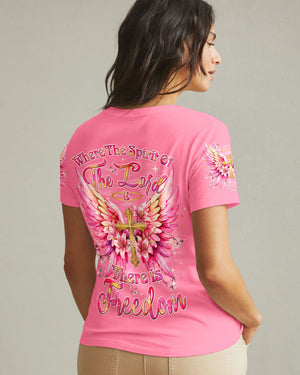 Where The Spirit Of The Lord Women's All Over Print Shirt - Tyqy1606264
