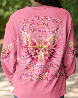 Where The Spirit Of The Lord Women's All Over Print Shirt - Tyqy1606264