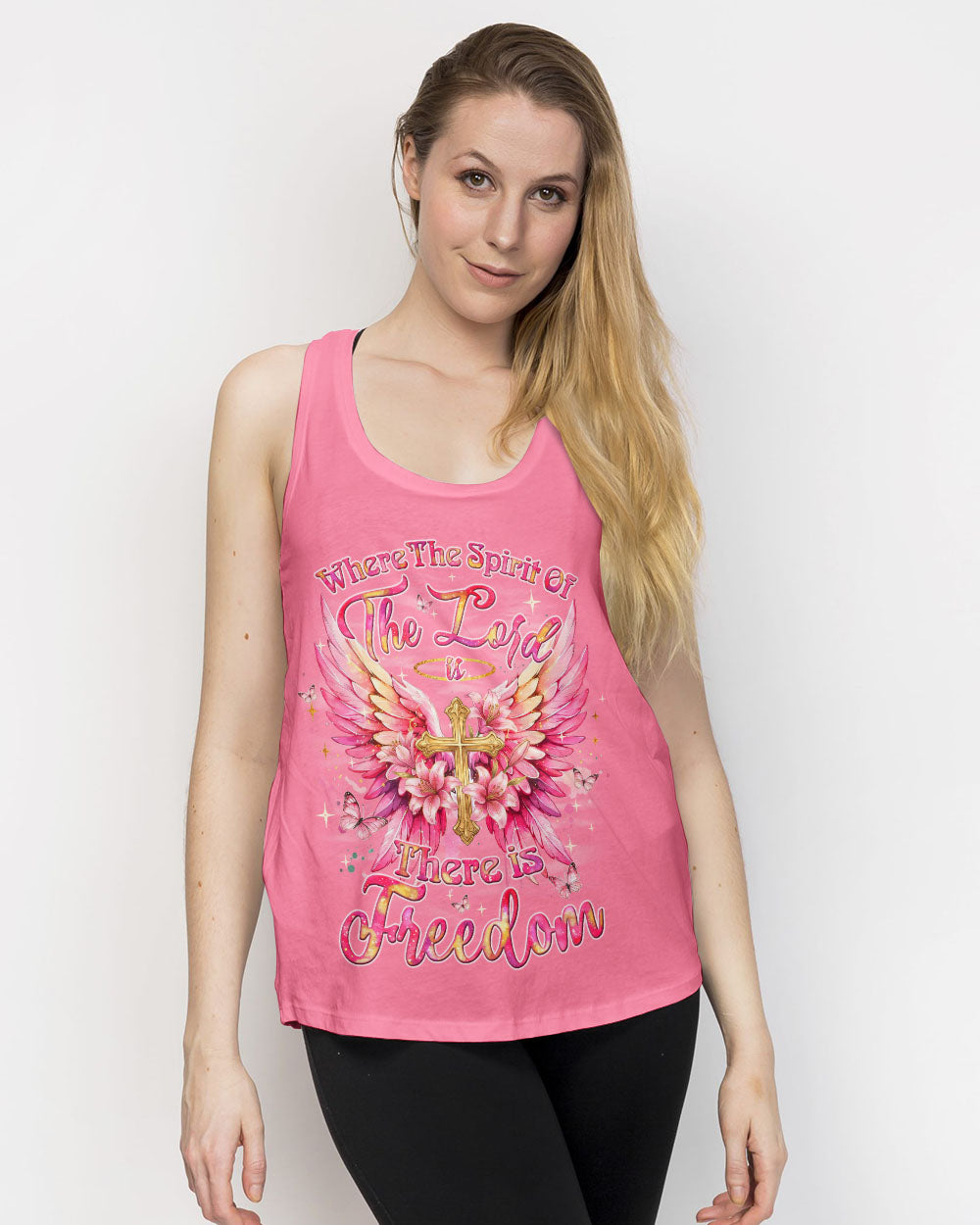 Where The Spirit Of The Lord Women's All Over Print Shirt - Tyqy1606264