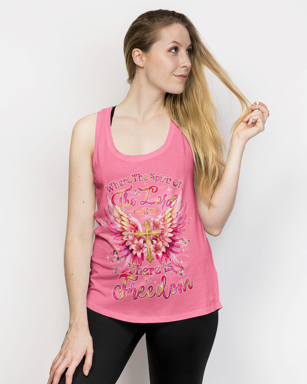 Where The Spirit Of The Lord Women's All Over Print Shirt - Tyqy1606264