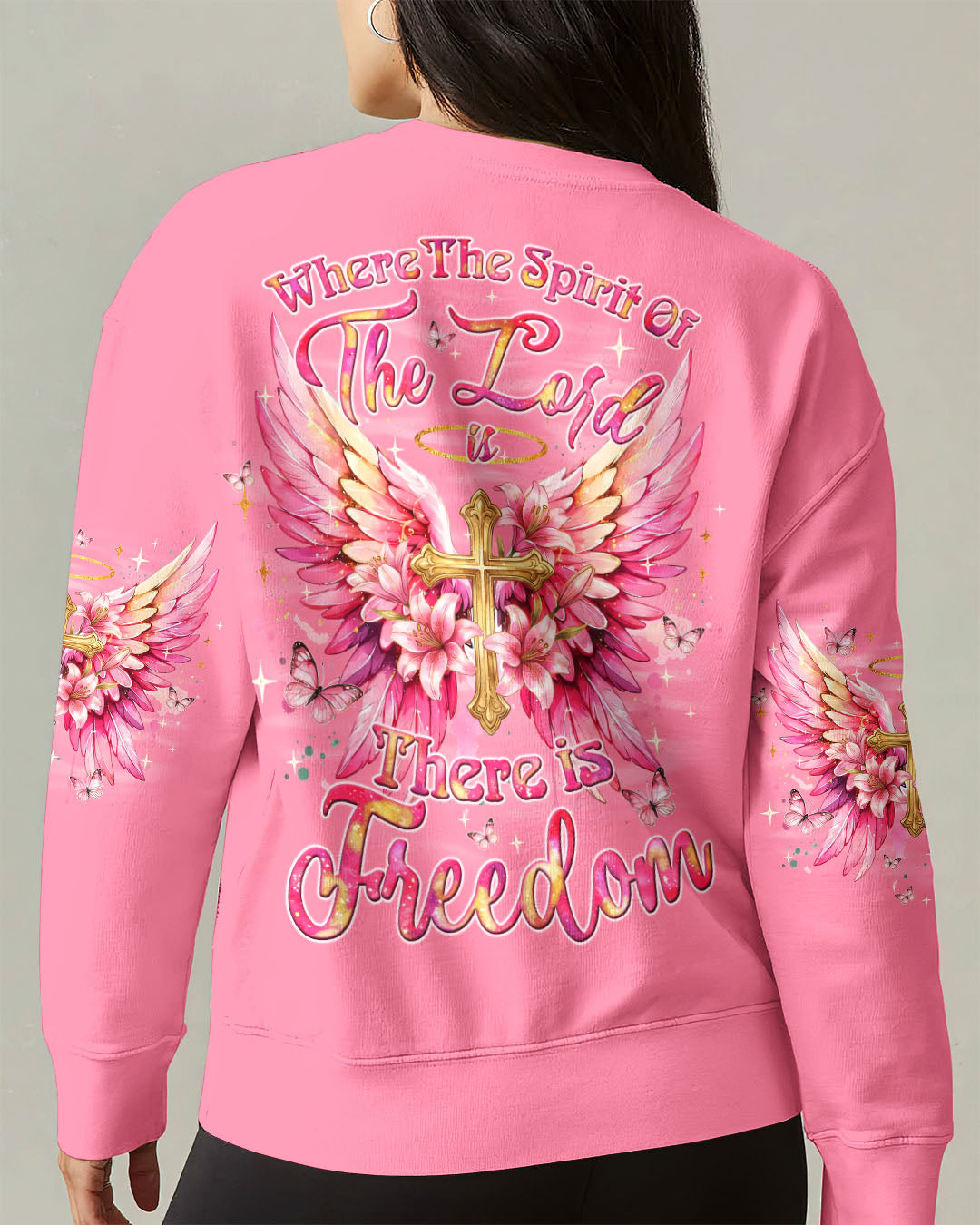 Where The Spirit Of The Lord Women's All Over Print Shirt - Tyqy1606264