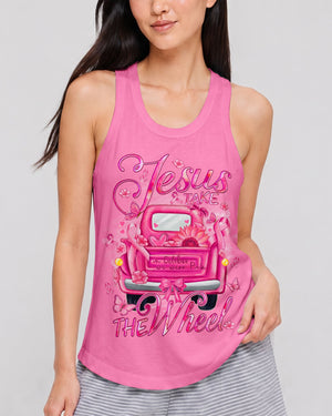 Jesus Take The Wheel Breast Cancer Awareness Women's All Over Print Shirt - Tyqy1607262
