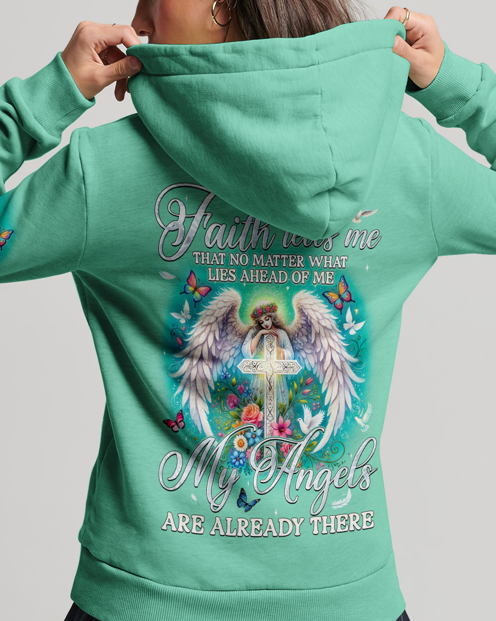 My Angels Are Already There Women's All Over Print Shirt - Tyqy1608241