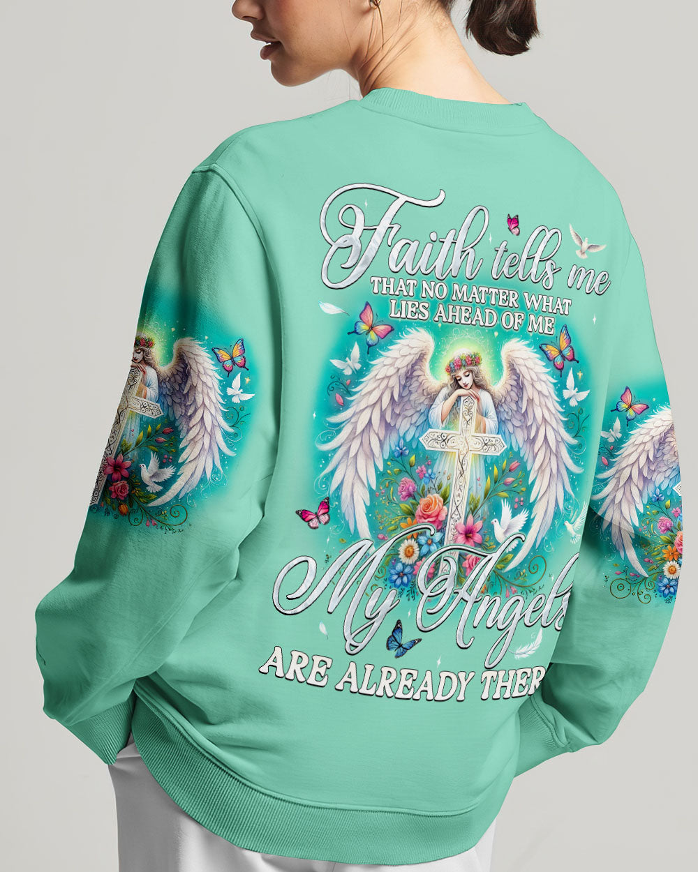 My Angels Are Already There Women's All Over Print Shirt - Tyqy1608241