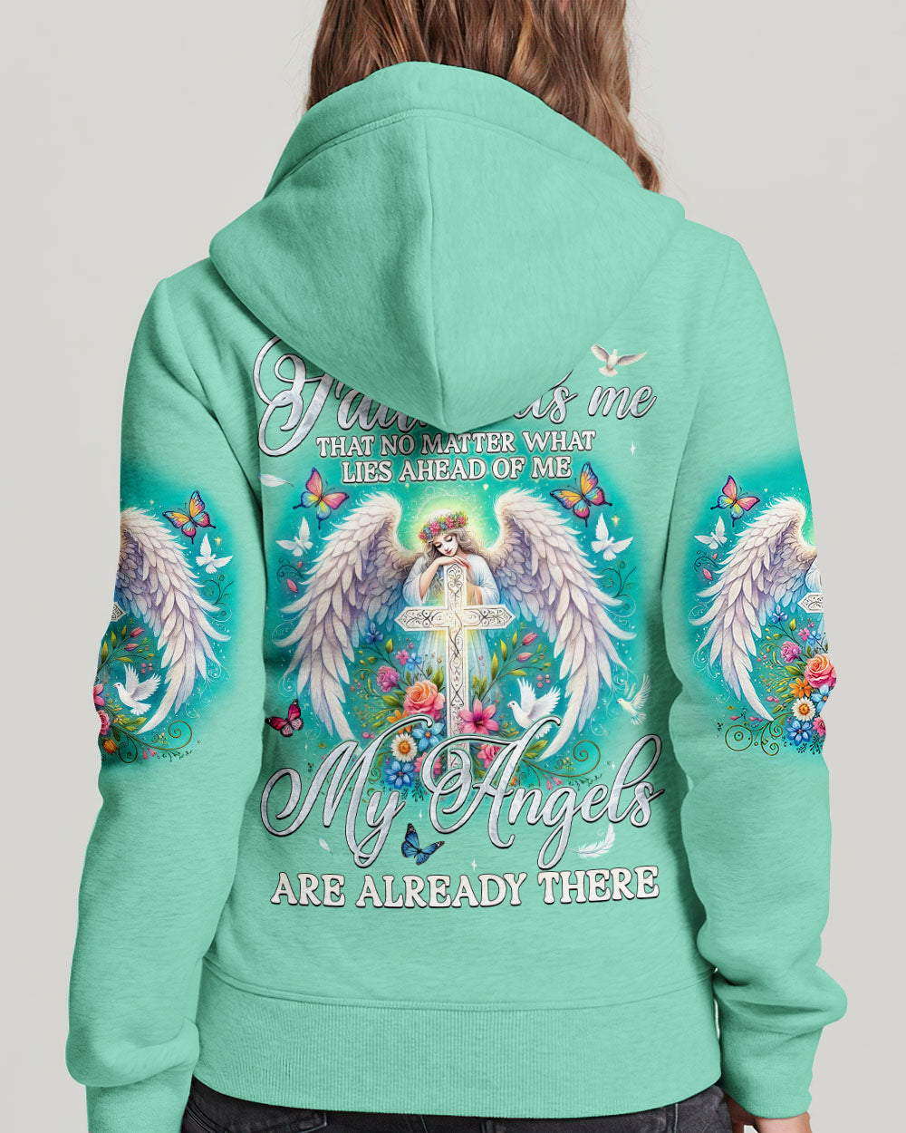 My Angels Are Already There Women's All Over Print Shirt - Tyqy1608241