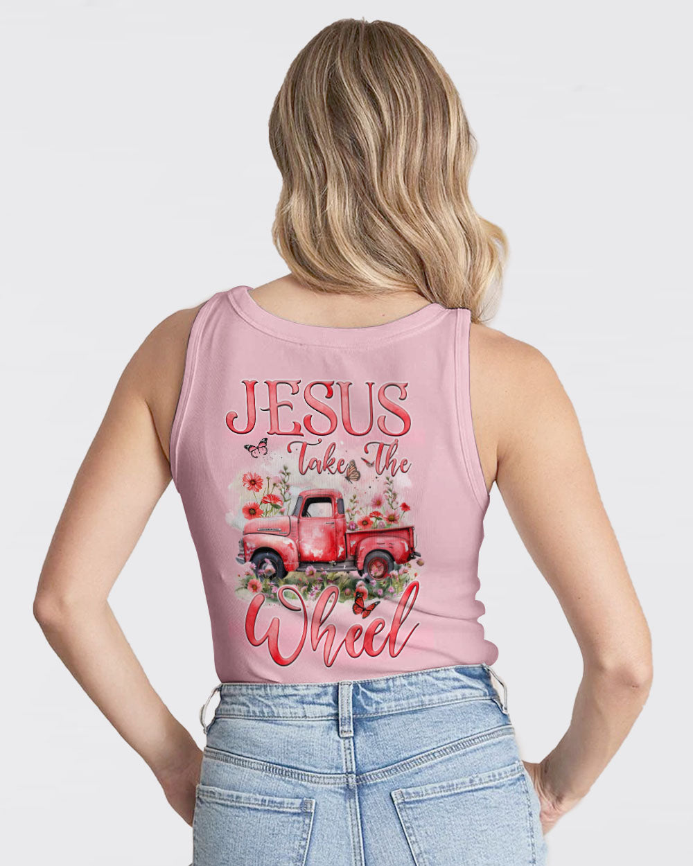 Jesus Take The Wheel Women's All Over Print Shirt - Tyqy1702242