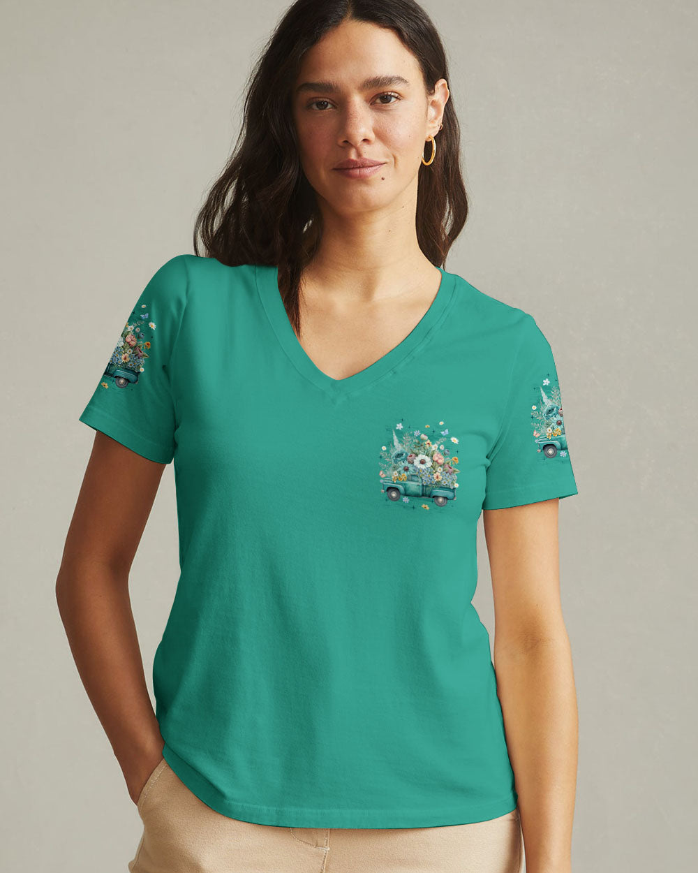Jesus Take The Wheel Women's All Over Print Shirt - Tyqy1712252