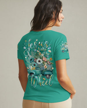 Jesus Take The Wheel Women's All Over Print Shirt - Tyqy1712252