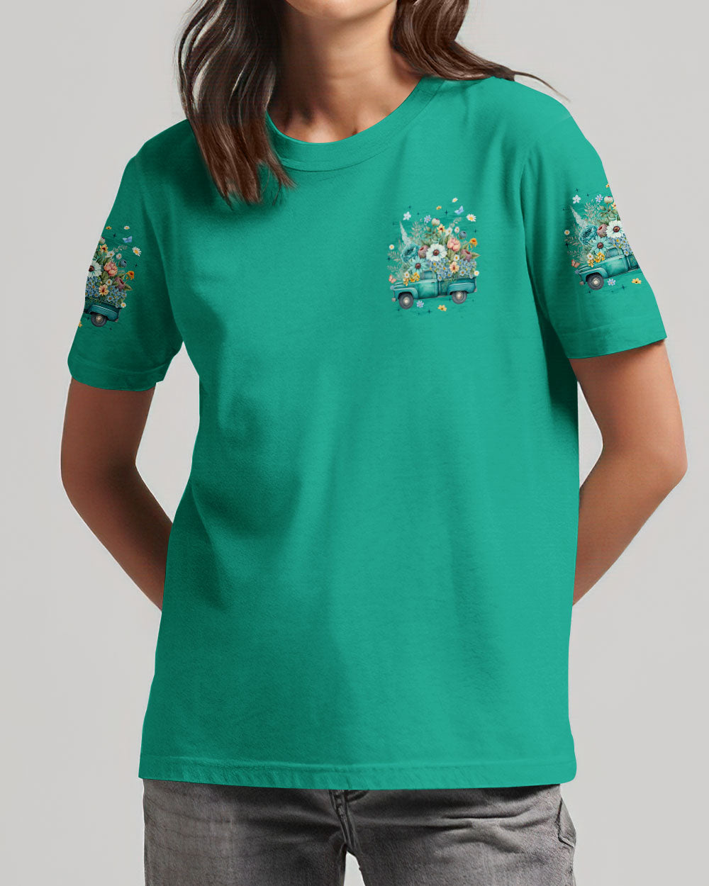 Jesus Take The Wheel Women's All Over Print Shirt - Tyqy1712252