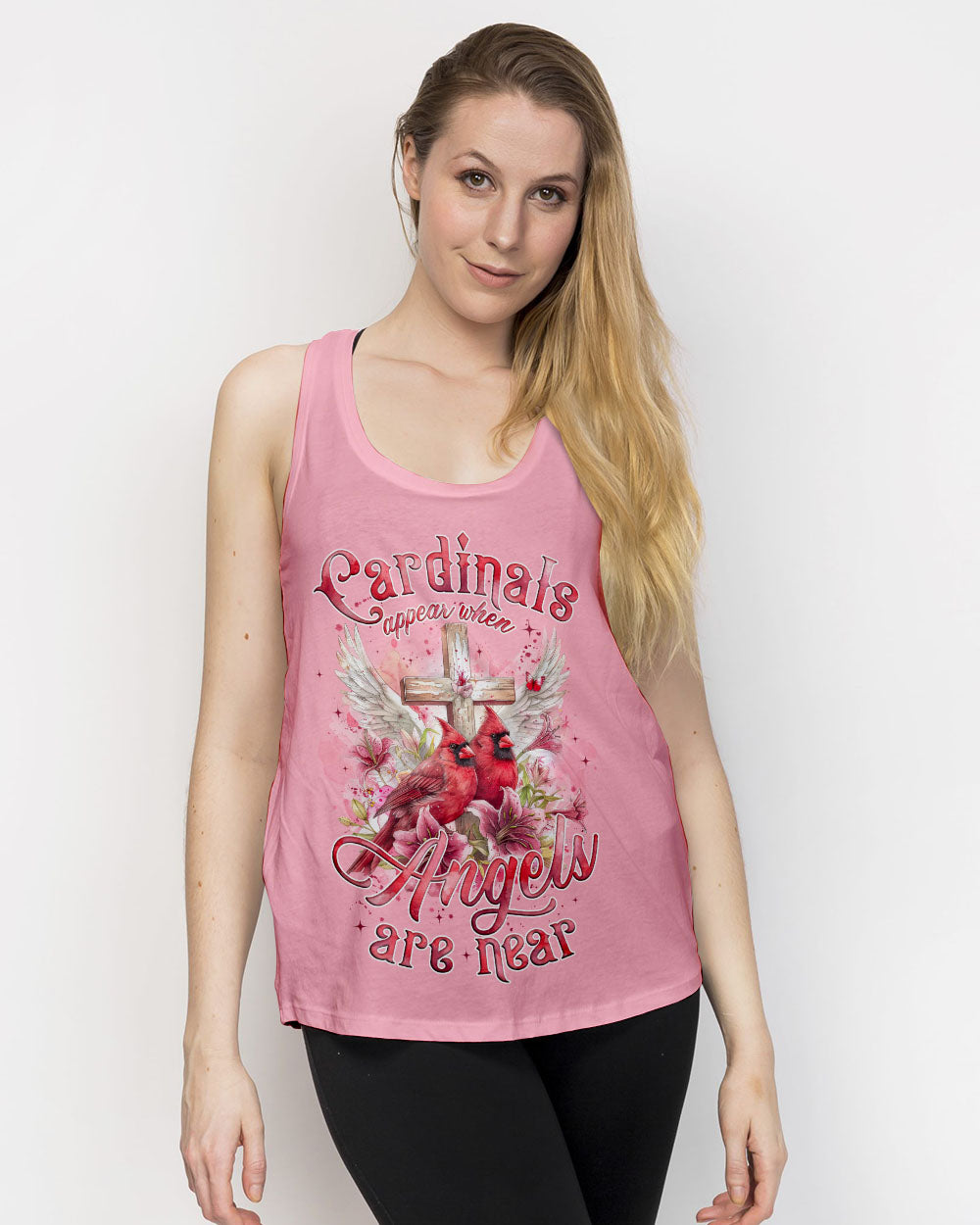 Cardinals Appear When Angels Are Near Women's All Over Print Shirt - Tyqy1806257