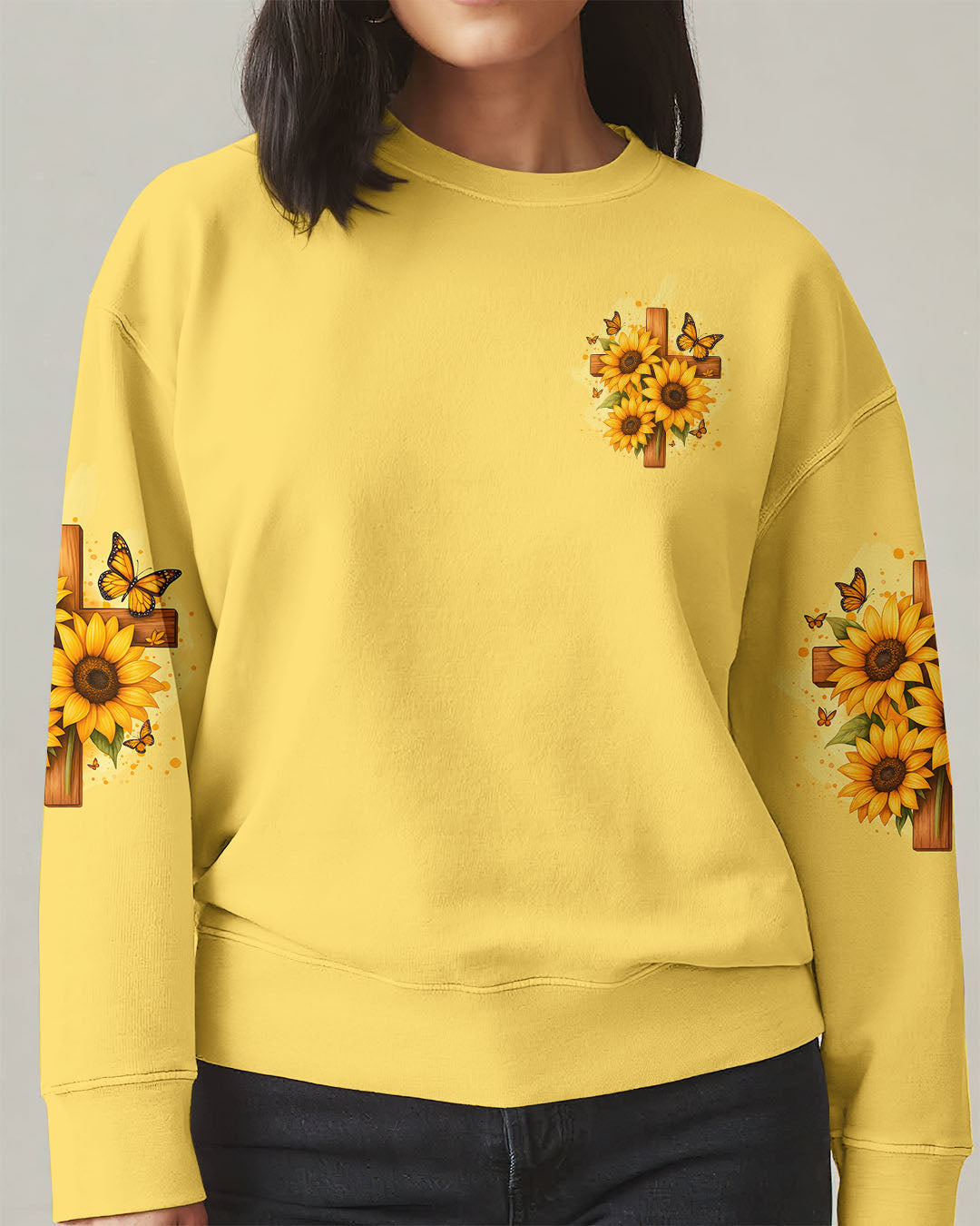 If Words Have Power Imagine A Prayer Sunflower Women's All Over Print Shirt - Tyqy1810251