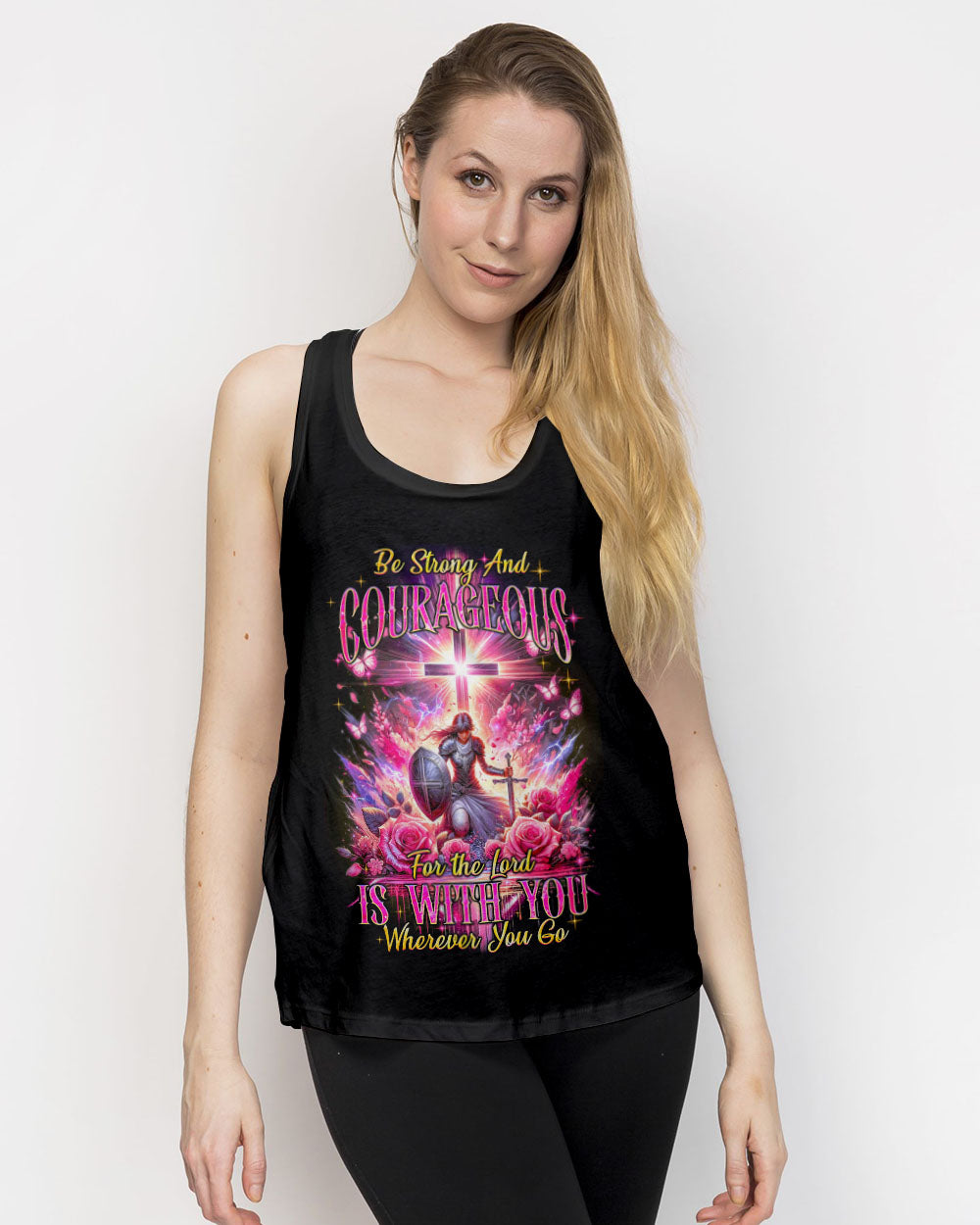 Be Strong And Courageous Women's All Over Print Shirt - Tyqy1812233