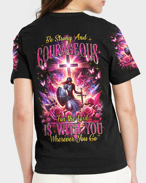 Be Strong And Courageous Women's All Over Print Shirt - Tyqy1812233