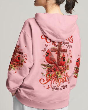 When Cardinals Appear Angels Are Near Women's All Over Print Shirt - Tyqy1812244