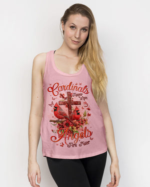 When Cardinals Appear Angels Are Near Women's All Over Print Shirt - Tyqy1812244
