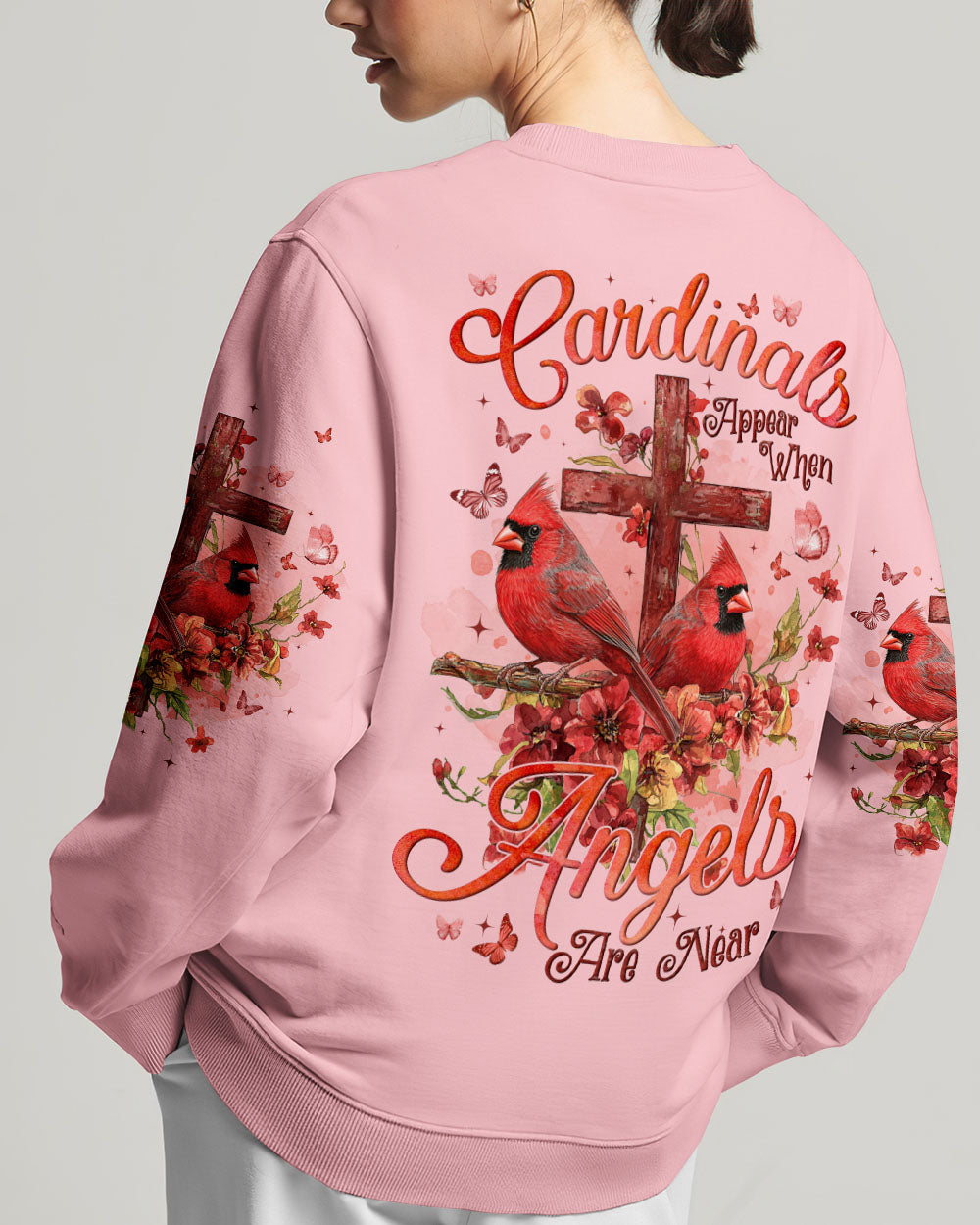 When Cardinals Appear Angels Are Near Women's All Over Print Shirt - Tyqy1812244