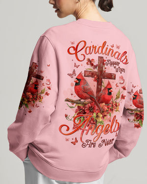 When Cardinals Appear Angels Are Near Women's All Over Print Shirt - Tyqy1812244