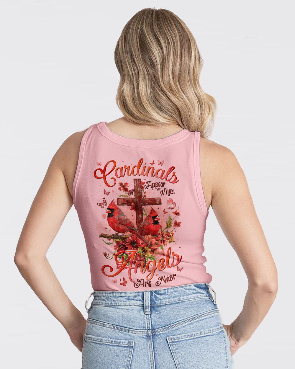 When Cardinals Appear Angels Are Near Women's All Over Print Shirt - Tyqy1812244