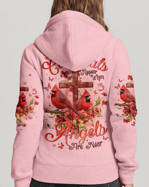 When Cardinals Appear Angels Are Near Women's All Over Print Shirt - Tyqy1812244
