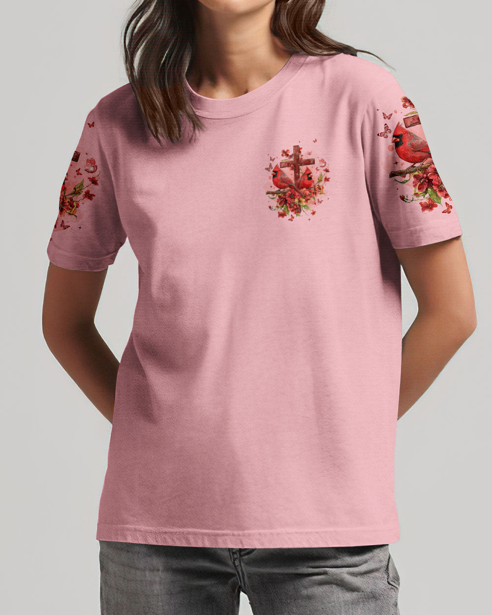 When Cardinals Appear Angels Are Near Women's All Over Print Shirt - Tyqy1812244