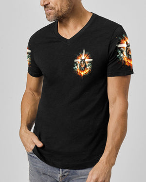 Runs On Jesus And Horses Men's All Over Print Shirt - Tyqy1901242